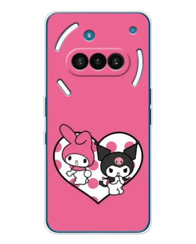Чехол для Nothing Phone (3a) с картинкой «Kuromi и My Melody»