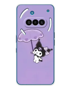 Чехол для Nothing Phone (3a) с картинкой «Kuromi с зонтиком»