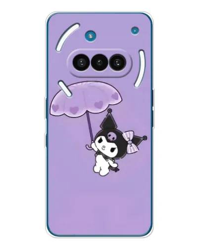 Чехол для Nothing Phone (3a) с картинкой «Kuromi с зонтиком»