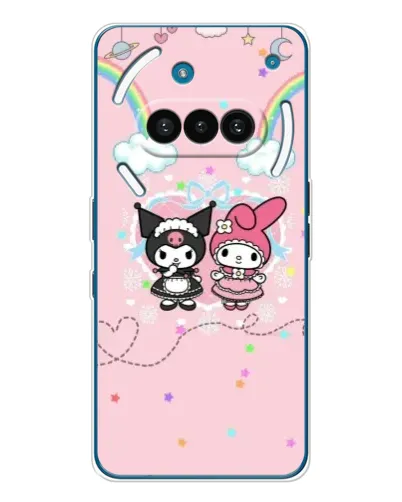Чехол для Nothing Phone (3a) с картинкой «My Melody и Kuromi»