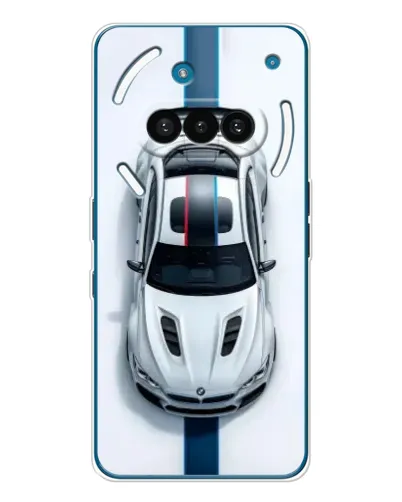 Чехол для Nothing Phone (3a) с картинкой «Вид сверху — BMW M»