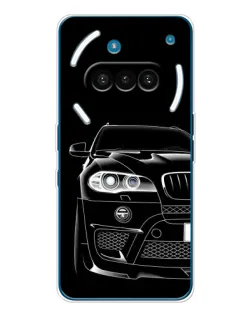 Чехол для Nothing Phone (3a) с картинкой «Темный силуэт BMW»