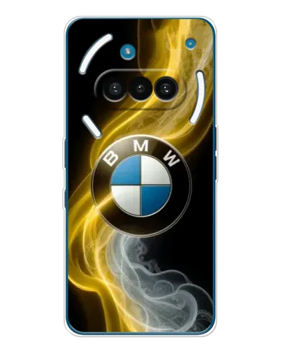 Чехол для Nothing Phone (3a) с картинкой «Золотистый дым BMW»