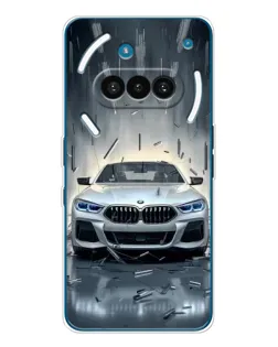 Чехол для Nothing Phone (3a) с картинкой «BMW в свете фар»