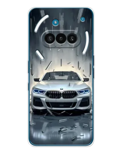 Чехол для Nothing Phone (3a) с картинкой «BMW в свете фар»