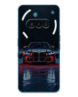 Чехол для Nothing Phone (3a) с картинкой «BMW на мокрой дороге»