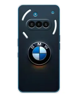 Чехол для Nothing Phone (3a) с картинкой «Логотип BMW — минимализм»