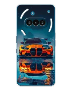 Чехол для Nothing Phone (3a) с картинкой «BMW — золотая эмблема»