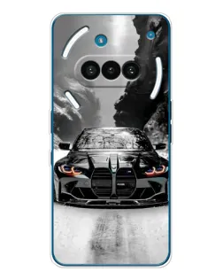 Чехол для Nothing Phone (3a) с картинкой «BMW — акварельный дрифт»