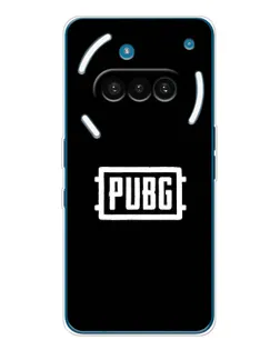 Чехол для Nothing Phone (3a) с картинкой «Лого BMW — металлический блеск»