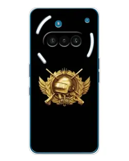 Чехол для Nothing Phone (3a) с картинкой «PUBG — оранжевый градиент»
