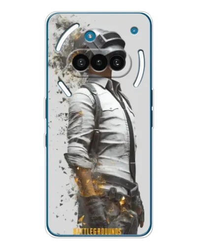 Чехол для Nothing Phone (3a) с картинкой «PUBG — боец в пыли»