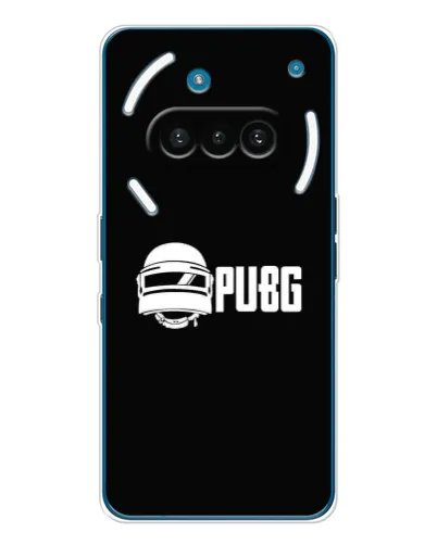 Чехол для Nothing Phone (3a) с картинкой «PUBG — классический лого»