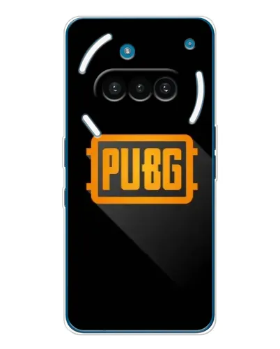 Чехол для Nothing Phone (3a) с картинкой «PUBG — рамка лого»