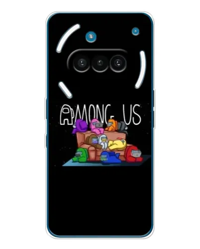 Чехол для Nothing Phone (3a) с картинкой «Логотип Among Us» Чехол для Nothing Phone (3a) с картинкой «Логотип Among Us»