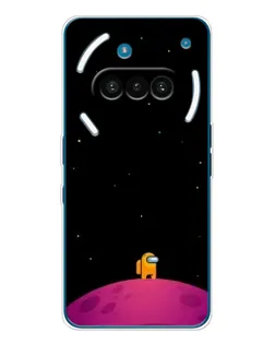 Чехол для Nothing Phone (3a) с картинкой «Одинокий герой на планете»