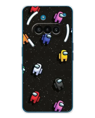 Чехол для Nothing Phone (3a) с картинкой «Космический паттерн Among Us» Чехол для Nothing Phone (3a) с картинкой «Космический паттерн Among Us»