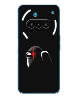 Чехол для Nothing Phone (3a) с картинкой «Among Us шлем»