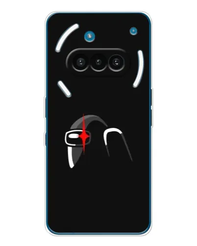 Чехол для Nothing Phone (3a) с картинкой «Among Us шлем» Чехол для Nothing Phone (3a) с картинкой «Among Us шлем»
