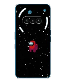 Чехол для Nothing Phone (3a) с картинкой «Красный Among Us»