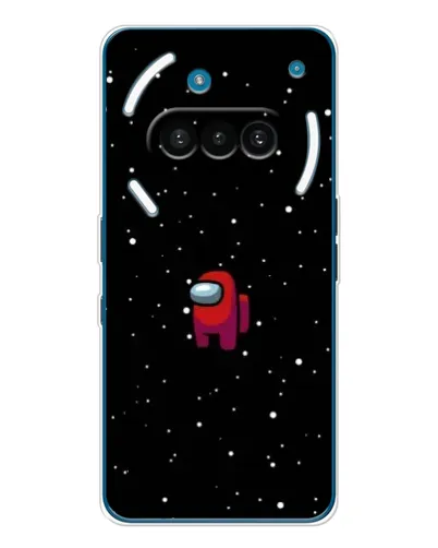 Чехол для Nothing Phone (3a) с картинкой «Красный Among Us» Чехол для Nothing Phone (3a) с картинкой «Красный Among Us»