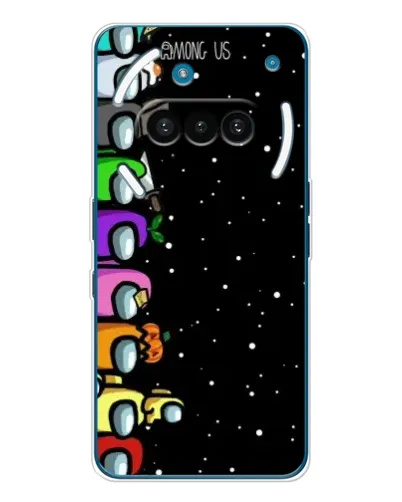 Чехол для Nothing Phone (3a) с картинкой «Команда Among Us» Чехол для Nothing Phone (3a) с картинкой «Команда Among Us»