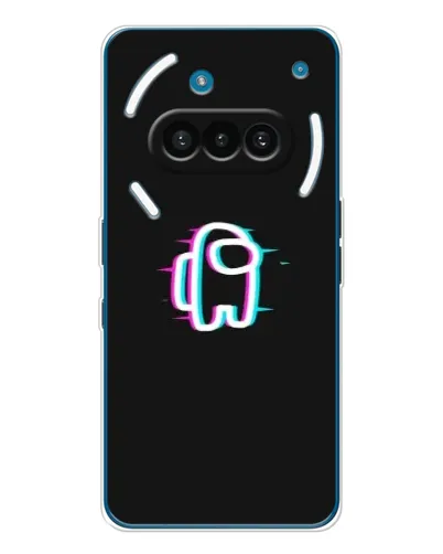 Чехол для Nothing Phone (3a) с картинкой «Among Us неон» Чехол для Nothing Phone (3a) с картинкой «Among Us неон»