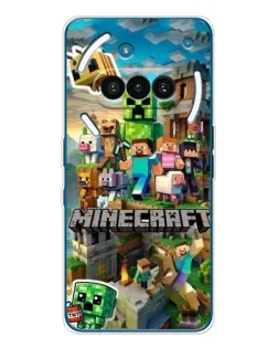 Чохол для Nothing Phone (3a) з картинкою «Замок Minecraft»