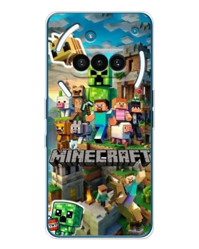 Чохол для Nothing Phone (3a) з картинкою «Замок Minecraft»