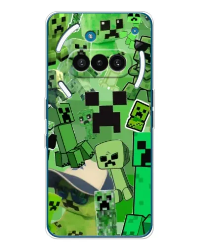 Чохол для Nothing Phone (3a) з картинкою «Кріпери Minecraft»