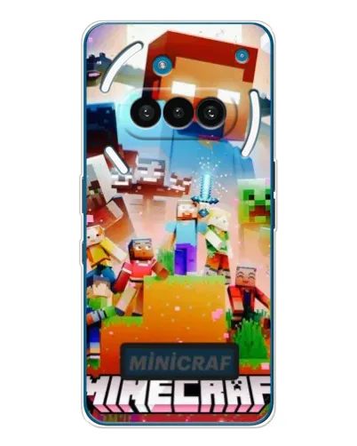 Чохол для Nothing Phone (3a) з картинкою «Minecraft герої гри»