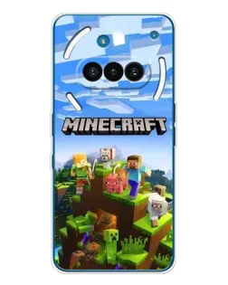 Чохол для Nothing Phone (3a) з картинкою «Minecraft класичний світ»