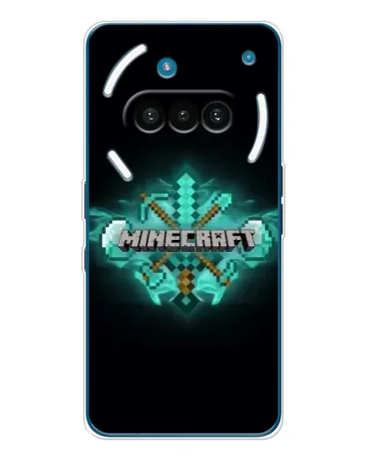 Чохол для Nothing Phone (3a) з картинкою «Minecraft Diamond лого»