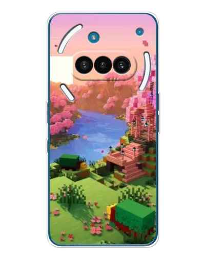 Чохол для Nothing Phone (3a) з картинкою «Рожеве дерево Minecraft»