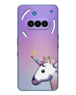 Чехол для Nothing Phone (3a) с картинкой «Единорог градиент» Чехол для Nothing Phone (3a) с картинкой «Единорог градиент»