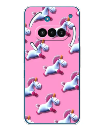 Чехол для Nothing Phone (3a) с картинкой «Единороги на розовом» Чехол для Nothing Phone (3a) с картинкой «Единороги на розовом»