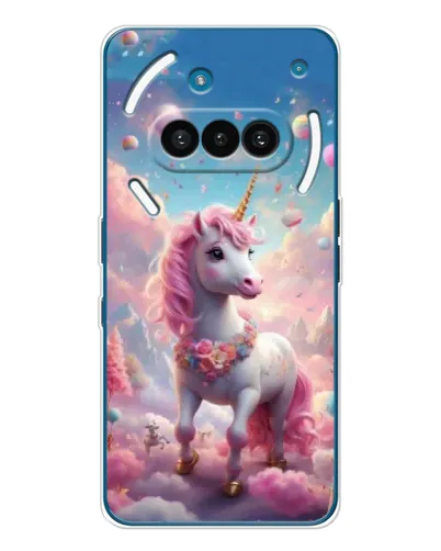 Чехол для Nothing Phone (3a) с картинкой «Единорог среди облаков» Чехол для Nothing Phone (3a) с картинкой «Единорог среди облаков»