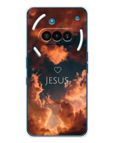 Чехол для Nothing Phone (3a) с картинкой «Сияние Имени Jesus»