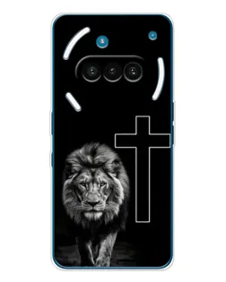 Чохол для Nothing Phone (3a) з картинкою «Лев та Хрест»