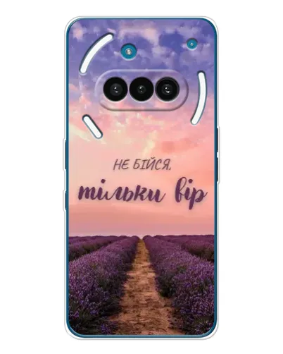 Чехол для Nothing Phone (3a) с картинкой «Не бойся — веруй»