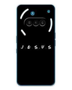 Чехол для Nothing Phone (3a) с картинкой «Точки веры J.E.S.U.S.»