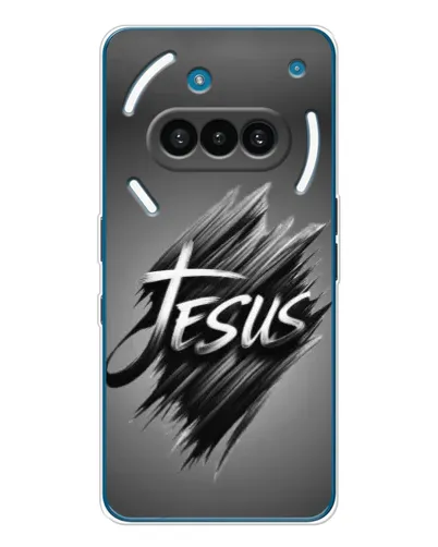Чехол для Nothing Phone (3a) с картинкой «Надпись Jesus Graffiti»
