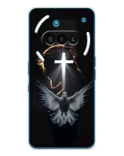 Чехол для Nothing Phone (3a) с картинкой «Голубь и Свет»