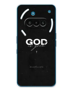 Чехол для Nothing Phone (3a) с картинкой «GOD — Бог над всем»