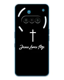 Чехол для Nothing Phone (3a) с картинкой «Иисус любит тебя»