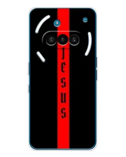 Чехол для Nothing Phone (3a) с картинкой «Красная линия веры»