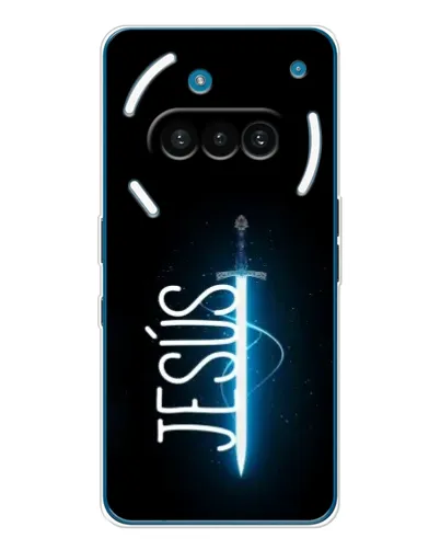 Чехол для Nothing Phone (3a) с картинкой «Меч Духа Jesus»