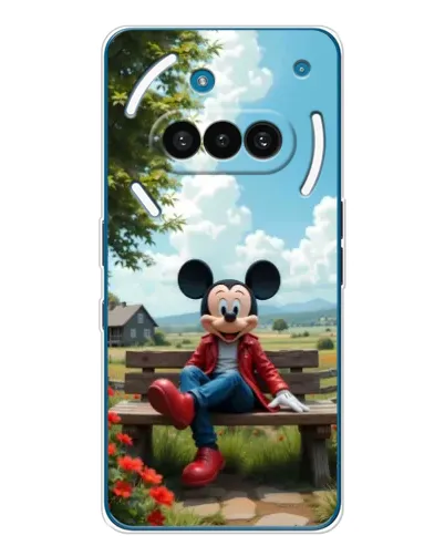 Чохол для Nothing Phone (3a) з картинкою «Міккі на лавці» Чохол для Nothing Phone (3a) з картинкою «Міккі на лавці»