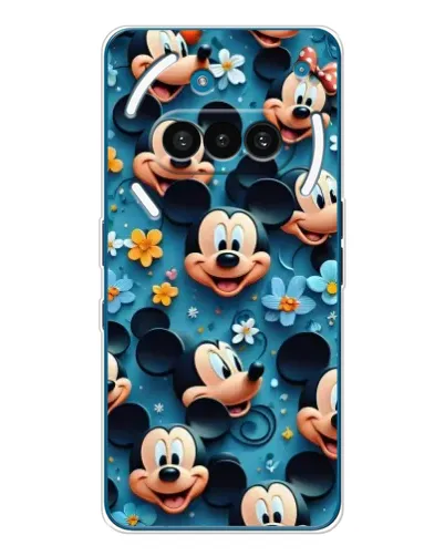Чохол для Nothing Phone (3a) з картинкою «Паттерн Міккі та Мінні» Чохол для Nothing Phone (3a) з картинкою «Паттерн Міккі та Мінні»