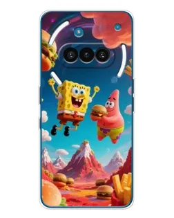 Чехол для Nothing Phone (3a) с картинкой «Космический фастфуд»